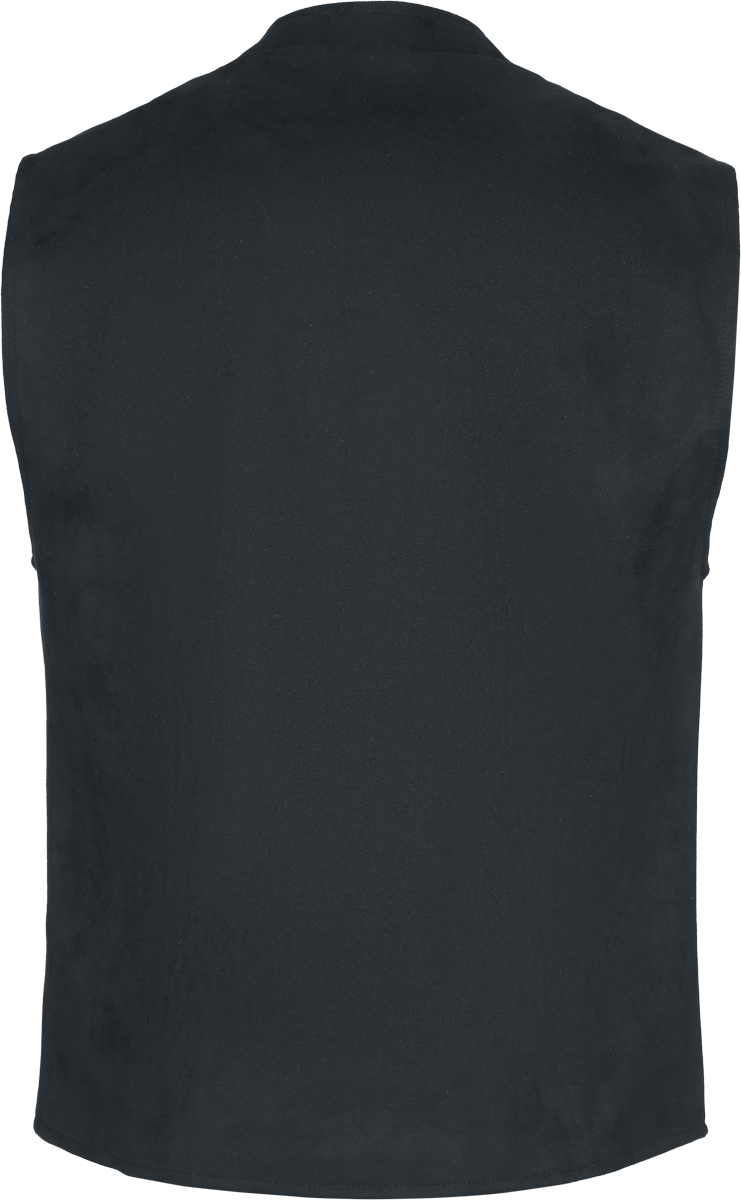 Veste Sans Manches  de Collection Spéciale EMP - Oktoberfest Kunstleder Weste - M à 3XL - pour Homme - noir - Collection Spéciale EMP - View 2