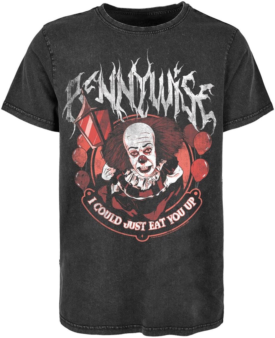 T-Shirt Manches courtes  de ÇA - Pennywise - Metal Poster - S à XXL - pour Homme - noir - ÇA