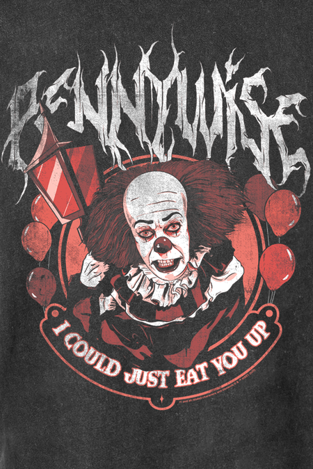 T-Shirt Manches courtes  de ÇA - Pennywise - Metal Poster - S à XXL - pour Homme - noir - ÇA - View 2