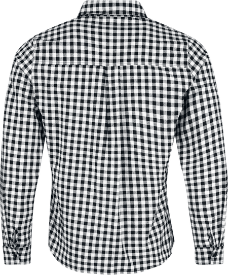 Chemise manches longues  de Collection Spéciale EMP - Oktoberfest Langarmhemd - M à 3XL - pour Homme - noir/blanc - Collection Spéciale EMP - View 2