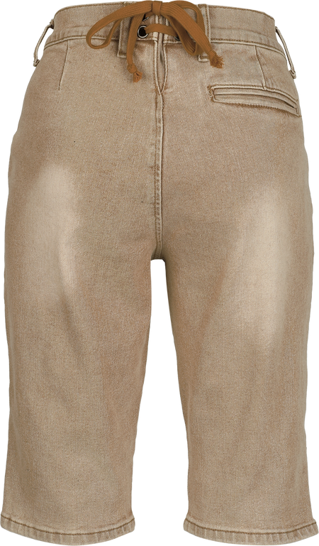Short  de Collection Spéciale EMP - Oktoberfest Shorts in Lederoptik - S à XXL - pour Femme - beige - Collection Spéciale EMP - View 2