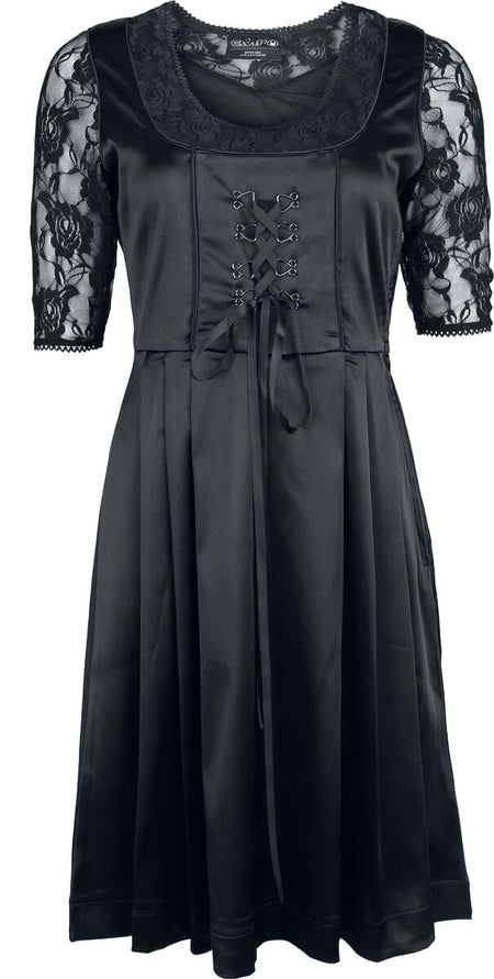 Robe mi-longue  de Collection Spéciale EMP - Oktoberfest - Robe - S à XXL - pour Femme - noir - Collection Spéciale EMP