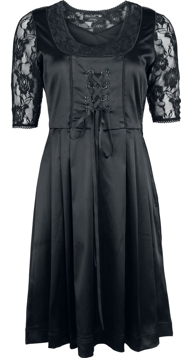 Robe mi-longue  de Collection Spéciale EMP - Oktoberfest - Robe - S à XXL - pour Femme - noir - Collection Spéciale EMP