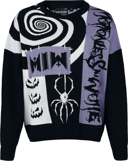 Pull tricoté  de Motionless In White - EMP Signature Collection - S à XXL - pour Femme - multicolore - Motionless In White