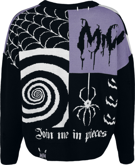Pull tricoté  de Motionless In White - EMP Signature Collection - S à XXL - pour Femme - multicolore - Motionless In White - View 2
