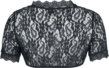 Chemisier  de Collection Spéciale EMP - Oktoberfest Lace Blouse - S à XXL - pour Femme - noir - Collection Spéciale EMP - View 2
