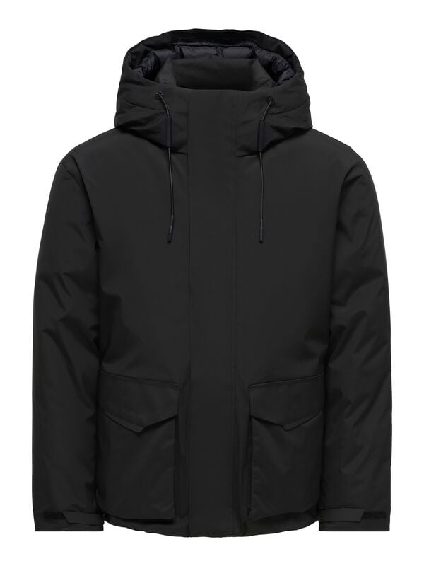 Manteau d'hiver  de ONLY and SONS - ONSNATE TECHNICAL OTW VD - Veste - S à XXL - pour Homme - noir - ONLY and SONS