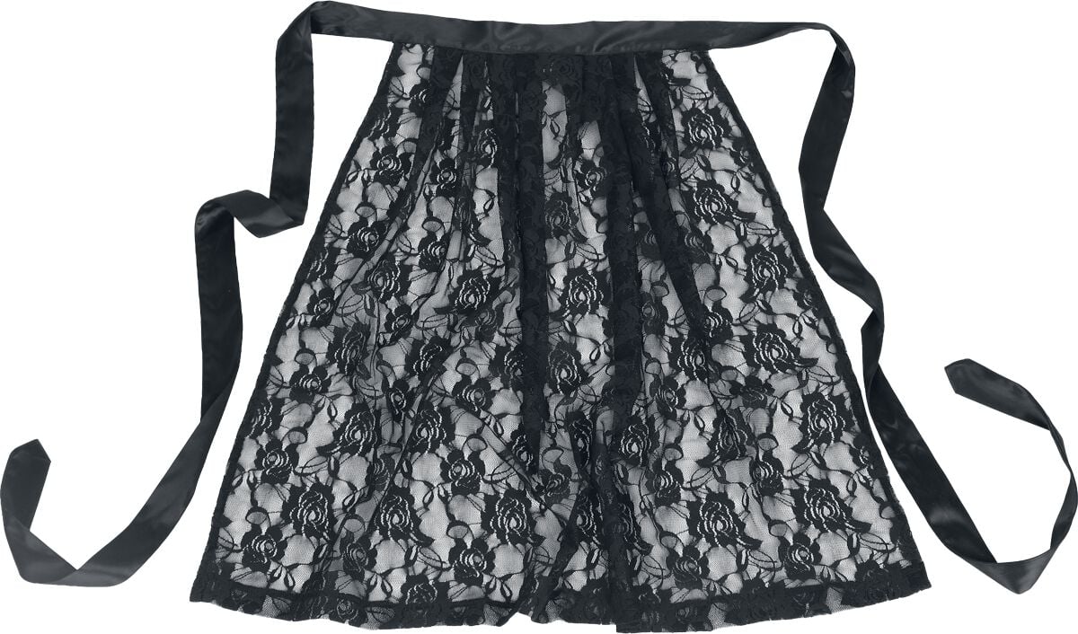 Jupe mi-longue  de Collection Spéciale EMP - Oktoberfest Lace apron - S à XXL - pour Femme - noir - Collection Spéciale EMP
