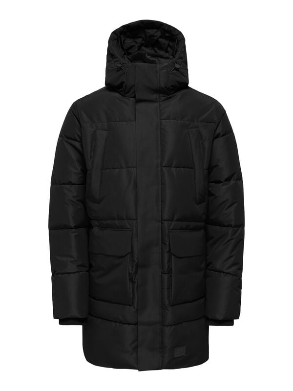 Manteau d'hiver  de ONLY and SONS - ONSCAM PARKA OTW NOOS - S à XXL - pour Homme - noir - ONLY and SONS
