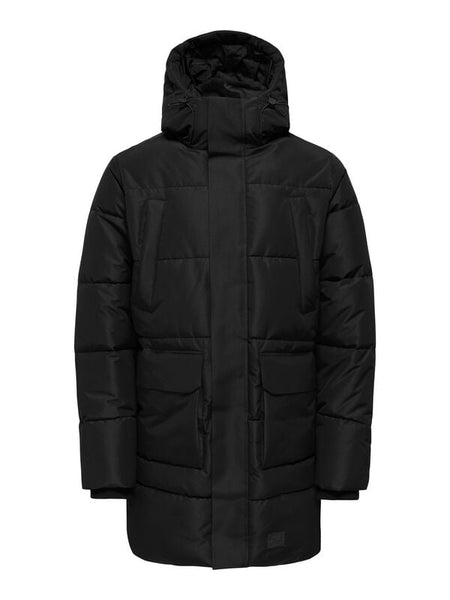Manteau d'hiver  de ONLY and SONS - ONSCAM PARKA OTW NOOS - S à XXL - pour Homme - noir - ONLY and SONS