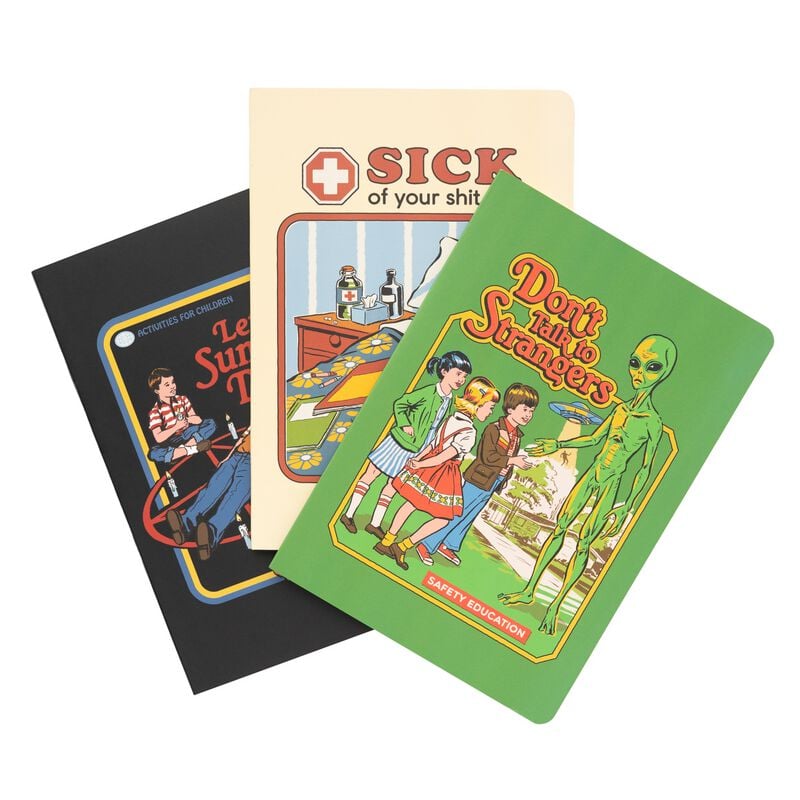 Bureau, Carterie & Emballage Fun de Steven Rhodes - Lot de 3 - pour Indifférent - multicolore - Steven Rhodes