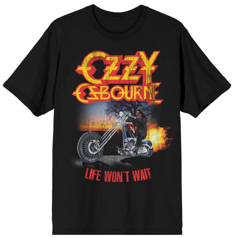 T-Shirt Manches courtes  de Ozzy Osbourne - Life Wont Wait - S à 5XL - pour Homme - noir - Ozzy Osbourne