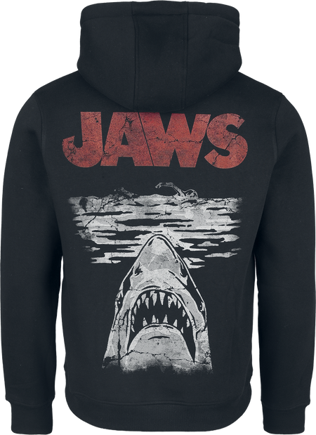 Sweat-shirt à capuche  de Jaws - Poster - S à XXL - pour Homme - noir - Jaws - View 2