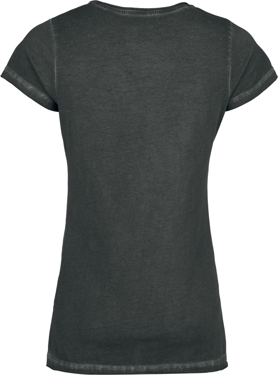 T-Shirt Manches courtes  de Guns N' Roses - Étiquette Paradise City - S à 4XL - pour Femme - gris - Guns N' Roses - View 2