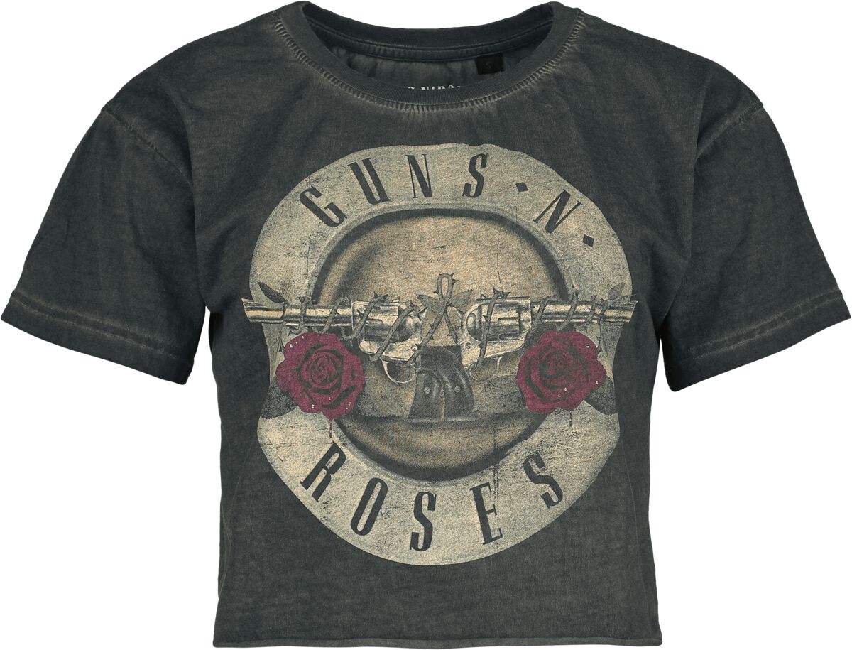 T-Shirt Manches courtes  de Guns N' Roses - Crâne Paradise City - S à 4XL - pour Femme - gris - Guns N' Roses