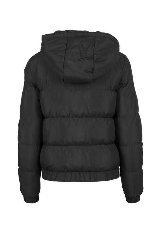 Veste mi-saison  de Urban Classics - Ladies Hooded Puffer Jacket - XS à 3XL - pour Femme - noir - Urban Classics - View 2