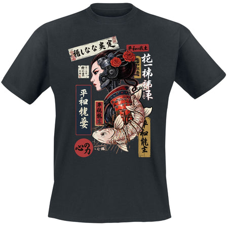 T-Shirt Manches courtes Fun de Funshirt - Cyborg - M à 3XL - pour Homme - noir - Funshirt