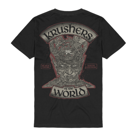 T-Shirt Manches courtes  de Kreator - Krushers of the World Demon Patched - S à 3XL - pour Homme - noir - Kreator - View 2