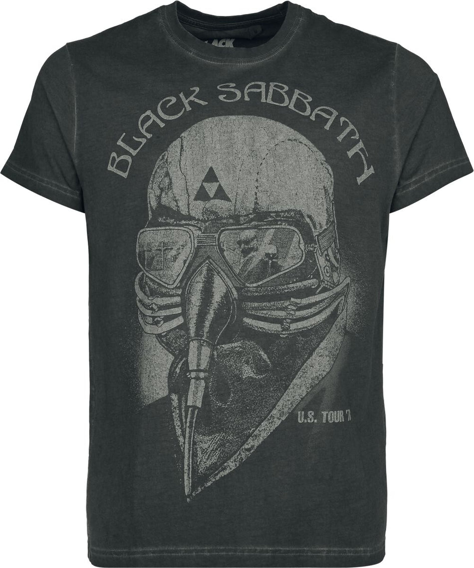 T-Shirt Manches courtes  de Black Sabbath - US Tour 78 - S à 4XL - pour Homme - anthracite - Black Sabbath
