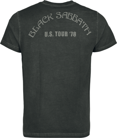 T-Shirt Manches courtes  de Black Sabbath - US Tour 78 - S à 4XL - pour Homme - anthracite - Black Sabbath - View 2