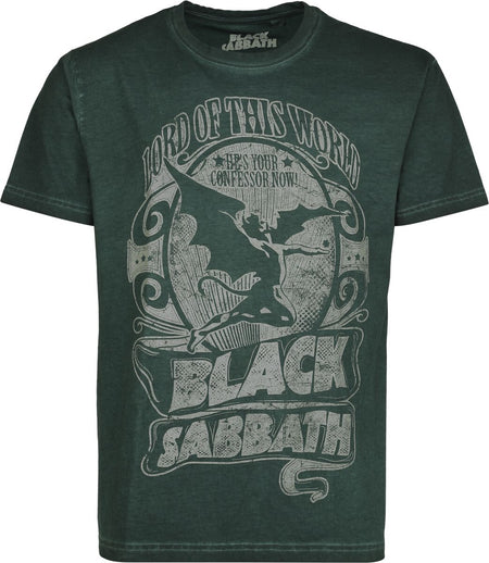 T-Shirt Manches courtes  de Black Sabbath - Lord Of This World - S à 4XL - pour Homme - vert - Black Sabbath