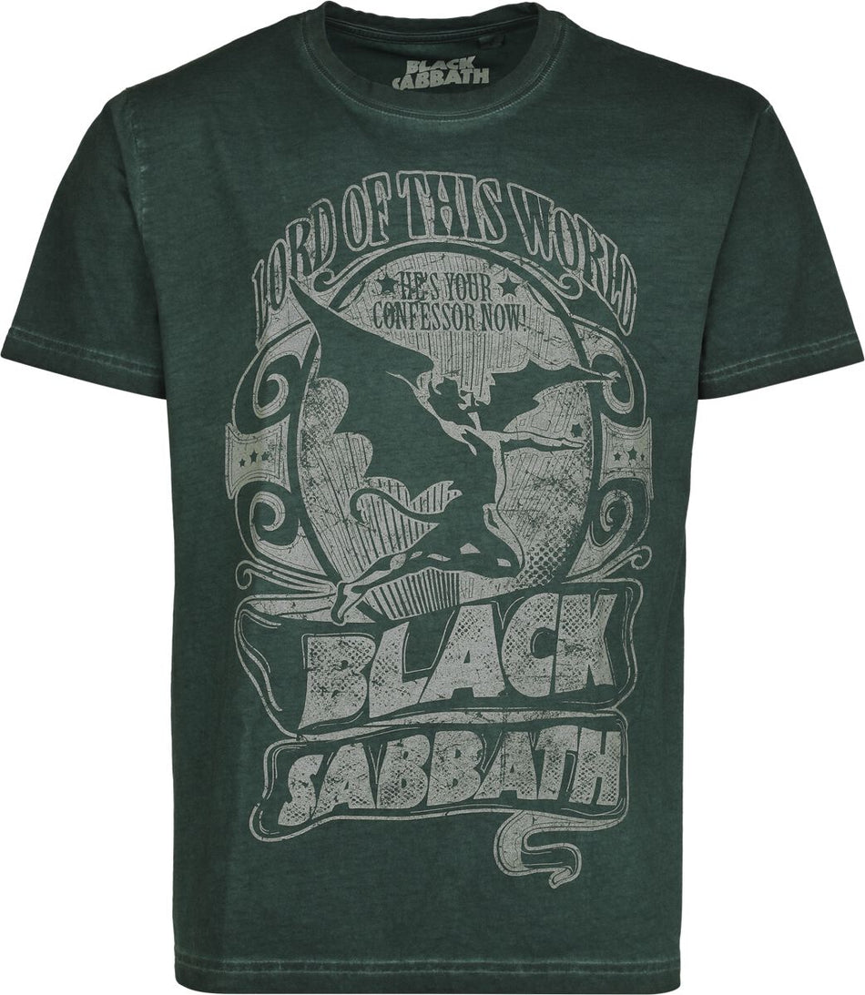 T-Shirt Manches courtes  de Black Sabbath - Lord Of This World - S à 4XL - pour Homme - vert - Black Sabbath