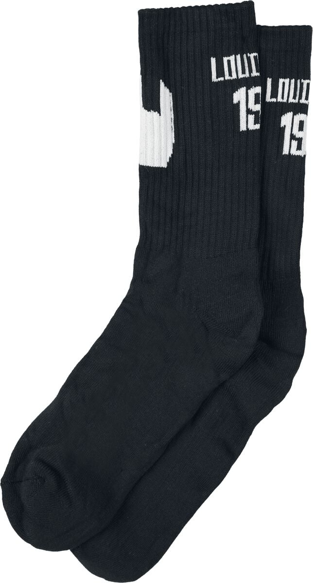 Chaussettes  de Collection Spéciale EMP - Chaussettes - Loud since 1986 - EU41-45 à EU 36-40 - pour Unisexe - noir - Collection Spéciale EMP