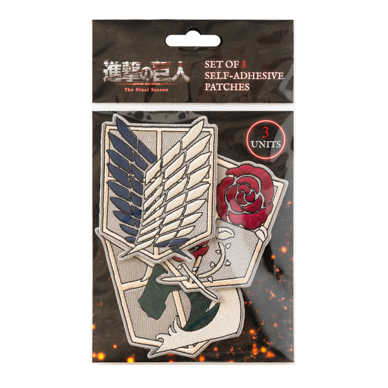 Patch  de L'Attaque Des Titans - Lot de 3 - pour Indifférent - Standard - L'Attaque Des Titans - View 2