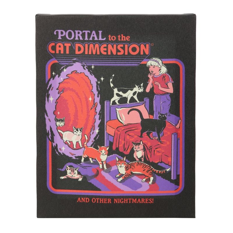 Photo sur toile Fun de Steven Rhodes - The Cat Demension - pour Indifférent - multicolore - Steven Rhodes