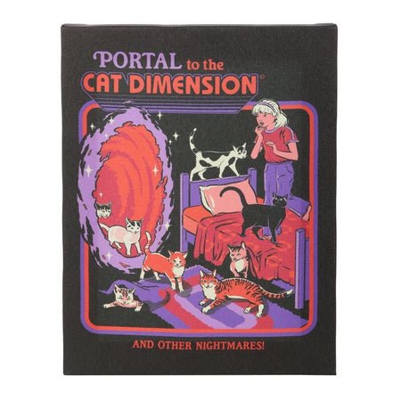 Photo sur toile Fun de Steven Rhodes - The Cat Demension - pour Indifférent - multicolore - Steven Rhodes