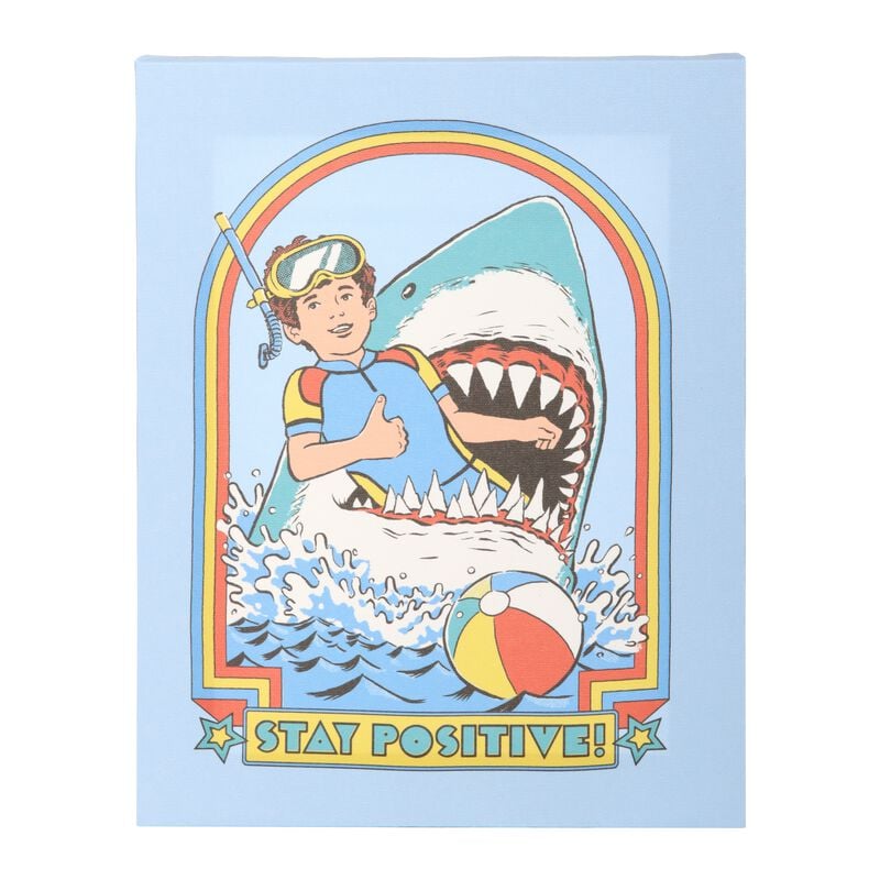 Photo sur toile Fun de Steven Rhodes - Stay Positive - pour Indifférent - multicolore - Steven Rhodes