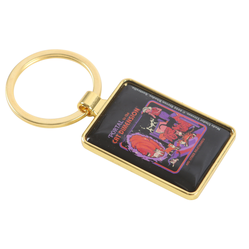 Porte-clefs Fun de Steven Rhodes - The Cat Demension - pour Indifférent - multicolore - Steven Rhodes - View 2