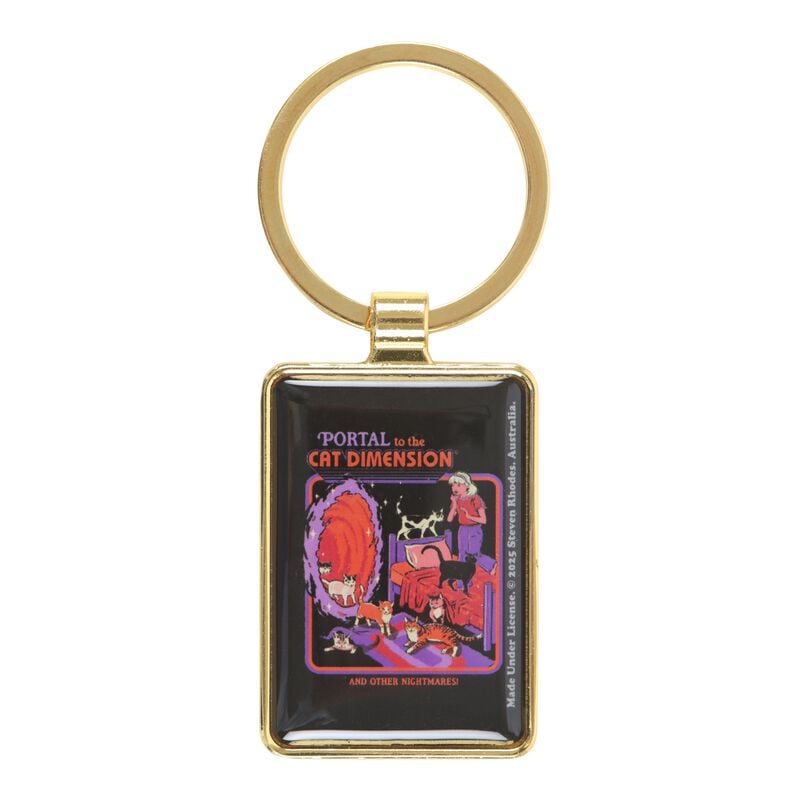 Porte-clefs Fun de Steven Rhodes - The Cat Demension - pour Indifférent - multicolore - Steven Rhodes