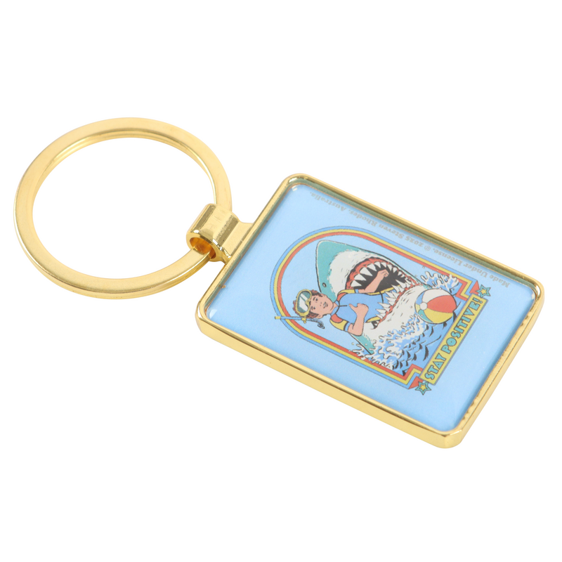 Porte-clefs Fun de Steven Rhodes - Stay Positive - pour Indifférent - multicolore - Steven Rhodes - View 2