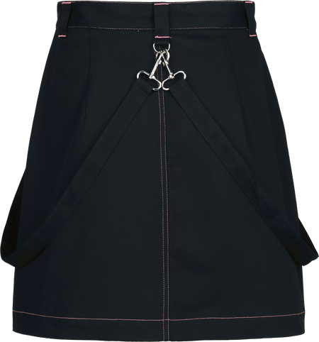 Jupe courte Rockabilly de Hell Bunny - Dylan Skirt - XS à XXL - pour Femme - noir - hell bunny - View 2