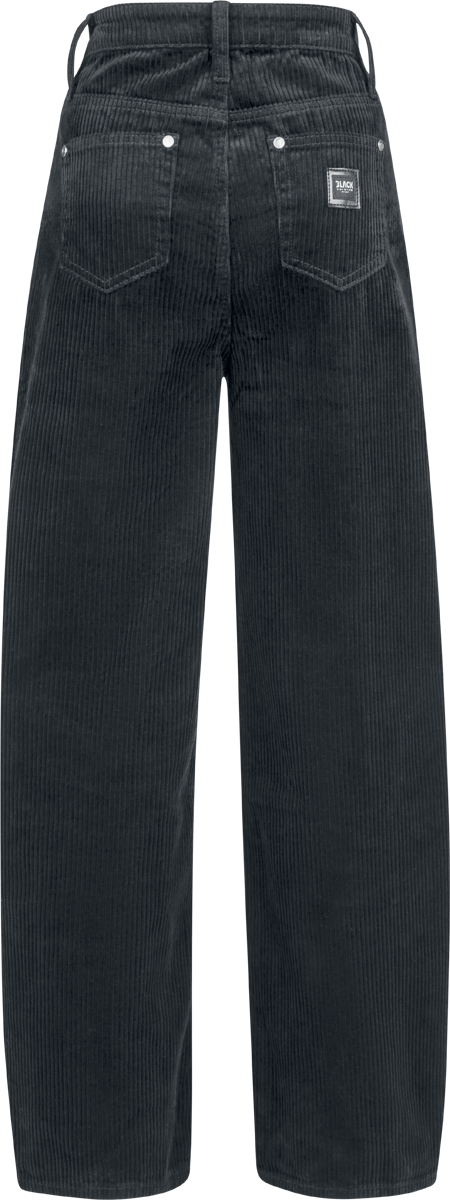 Pantalon en toile  de Black Premium by EMP - Essentiel - W27L30 à W31L30 - pour Femme - noir - Black Premium by EMP - View 2