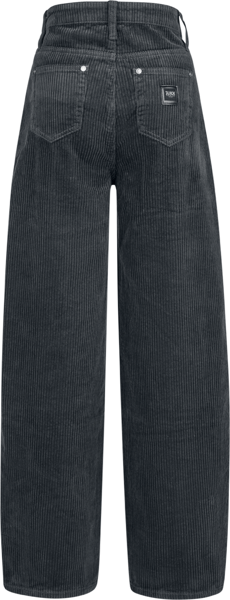 Pantalon en toile  de Black Premium by EMP - Essentiel - W27L30 à W31L30 - pour Femme - anthracite - Black Premium by EMP - View 2