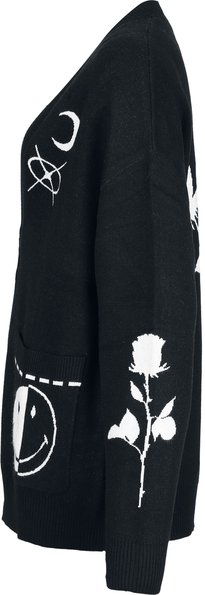Gilets & Ponchos Rockabilly de Hell Bunny - Jayden Cardigan - XS à 4XL - pour Femme - noir - hell bunny - View 2