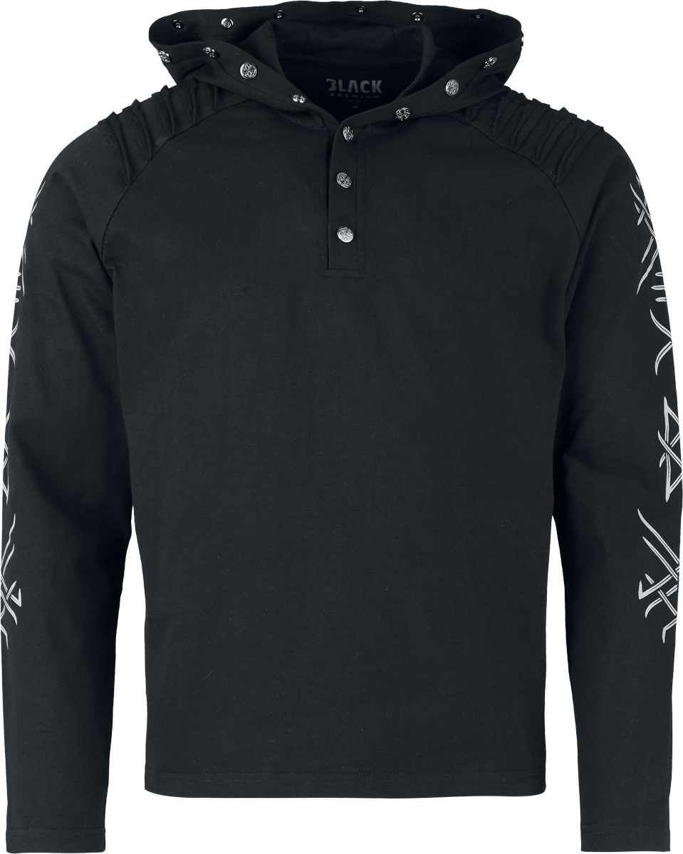 T-shirt manches longues  de Black Premium by EMP - Celtic Blessing - S à XXL - pour Homme - noir - Black Premium by EMP - View 2