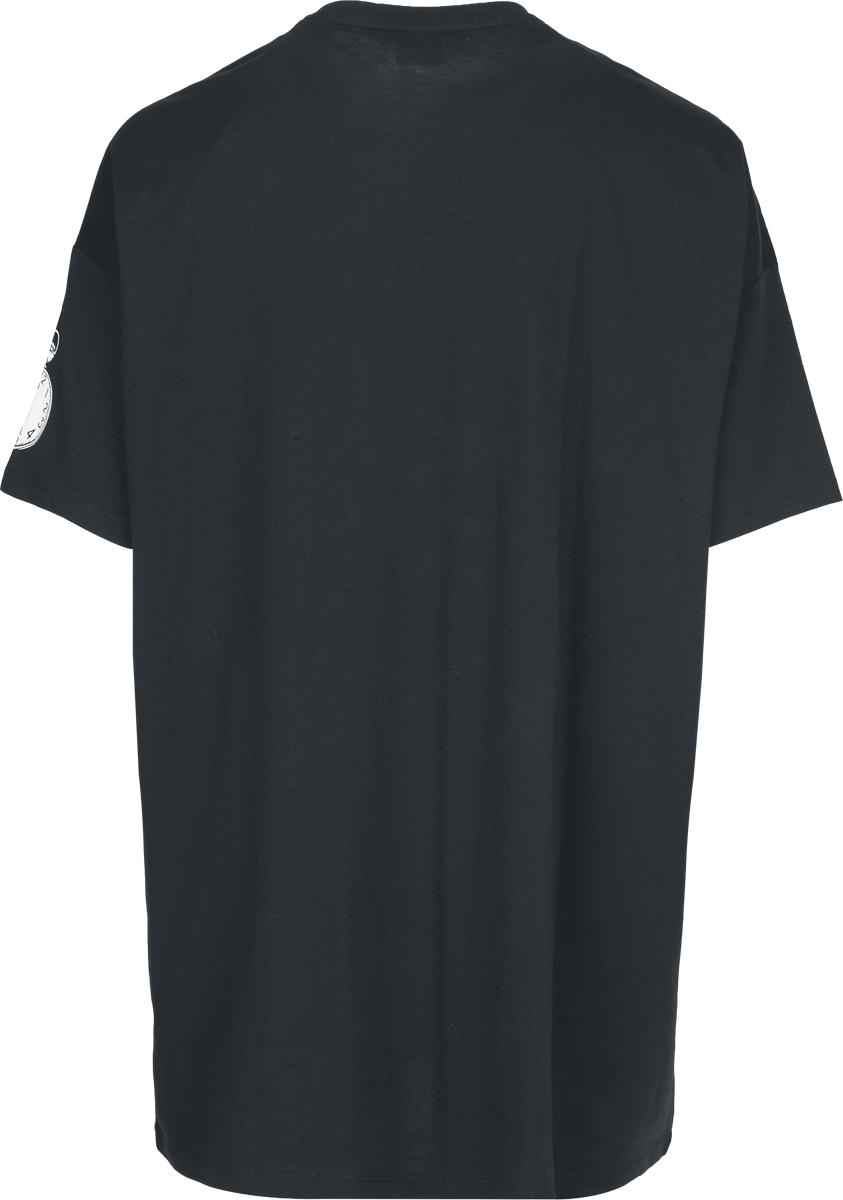 T-Shirt Manches courtes Disney de Alice Au Pays Des Merveilles - Le Chat Du Cheshire - We're All Mad Here - S à 3XL - pour Femme - noir - Alice Au Pays Des Merveilles - View 2