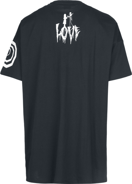 T-Shirt Manches courtes Disney de L'Étrange Noël De Monsieur Jack - Jack Skellington - Pumpkin King - S à 3XL - pour Femme - noir - L'Étrange Noël De Monsieur Jack - View 2