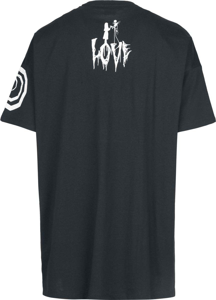 T-Shirt Manches courtes Disney de L'Étrange Noël De Monsieur Jack - Jack Skellington - Pumpkin King - S à 3XL - pour Femme - noir - L'Étrange Noël De Monsieur Jack - View 2
