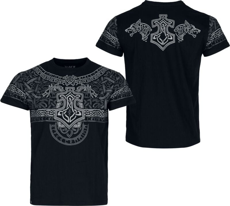 T-Shirt Manches courtes  de Black Premium by EMP - Celtic Blessing - S à XXL - pour Homme - noir - Black Premium by EMP