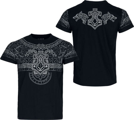 T-Shirt Manches courtes  de Black Premium by EMP - Celtic Blessing - S à XXL - pour Homme - noir - Black Premium by EMP
