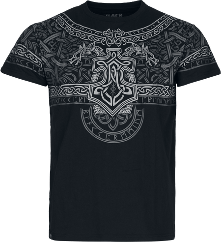 T-Shirt Manches courtes  de Black Premium by EMP - Celtic Blessing - S à XXL - pour Homme - noir - Black Premium by EMP - View 2