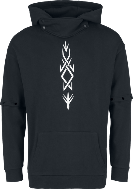 Sweat-shirt à capuche  de Black Premium by EMP - Woodland Spirit - S à XXL - pour Homme - noir - Black Premium by EMP - View 2