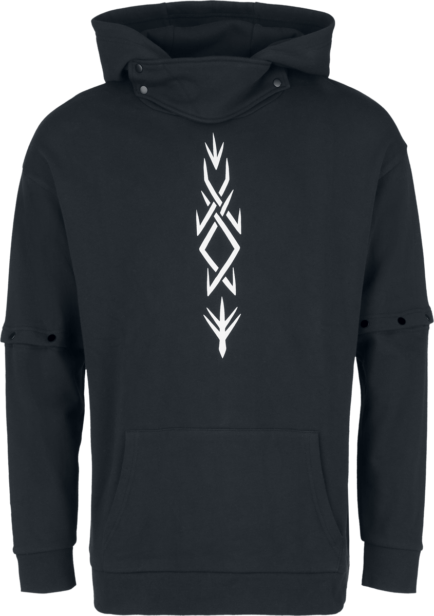 Sweat-shirt à capuche  de Black Premium by EMP - Woodland Spirit - S à XXL - pour Homme - noir - Black Premium by EMP - View 2