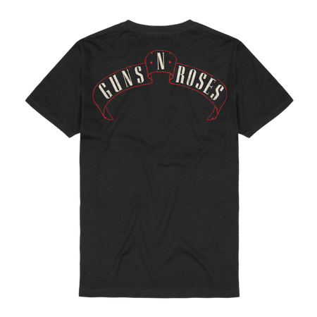 T-Shirt Manches courtes  de Guns N' Roses - Appetite Circle - S à 3XL - pour Homme - noir - Guns N' Roses - View 2