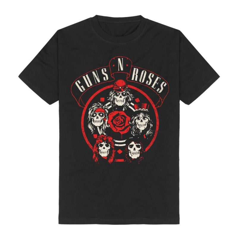 T-Shirt Manches courtes  de Guns N' Roses - Appetite Circle - S à 3XL - pour Homme - noir - Guns N' Roses