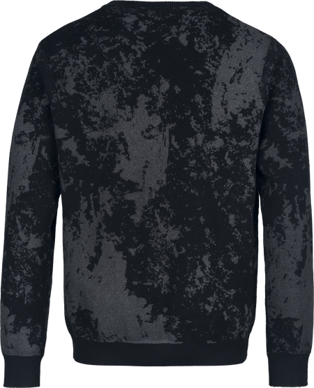 Pull tricoté  de Black Premium by EMP - Crâne & Os - S à XXL - pour Homme - noir - Black Premium by EMP - View 2